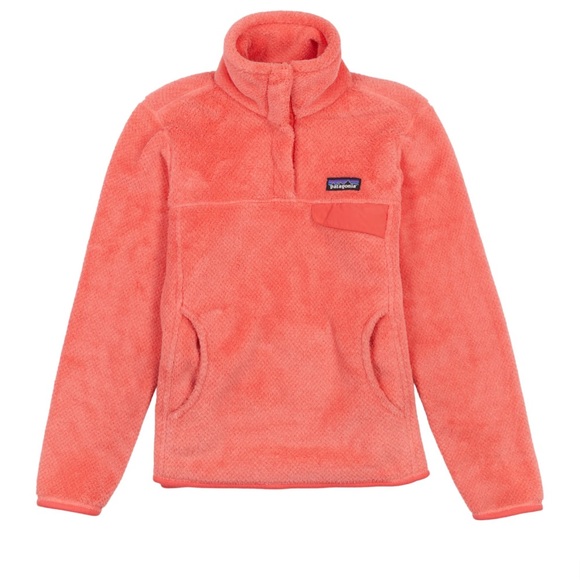 Patagonia Sweaters - Patagonia Re-Tool Snap-T Pullover Pickled Pink Shock Pink X-Dye